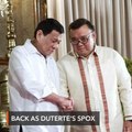 Harry Roque returns as Duterte spokesman