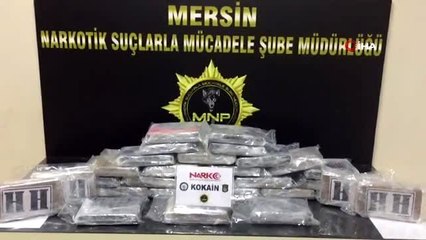 Mersin Limanı'nda 34 kilo 795 gram kokain ele geçirildi