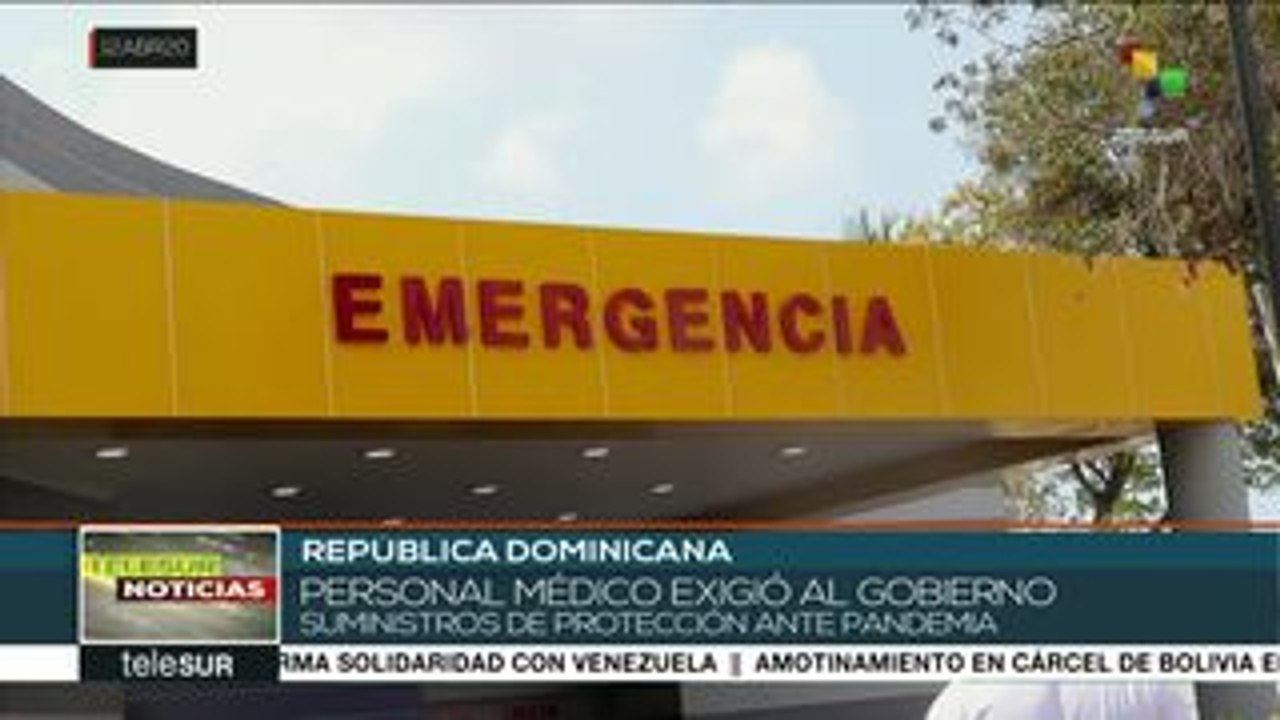 Médicos dominicanos exigen al Estado les brinde equipo contra Covid-19