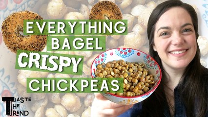 Taste the Trend - Crispy Chickpeas W/ Everything Bagel Seasoning