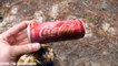 VOLCANO ERUPTION ! Coca-Cola and Mentos Super Reaction