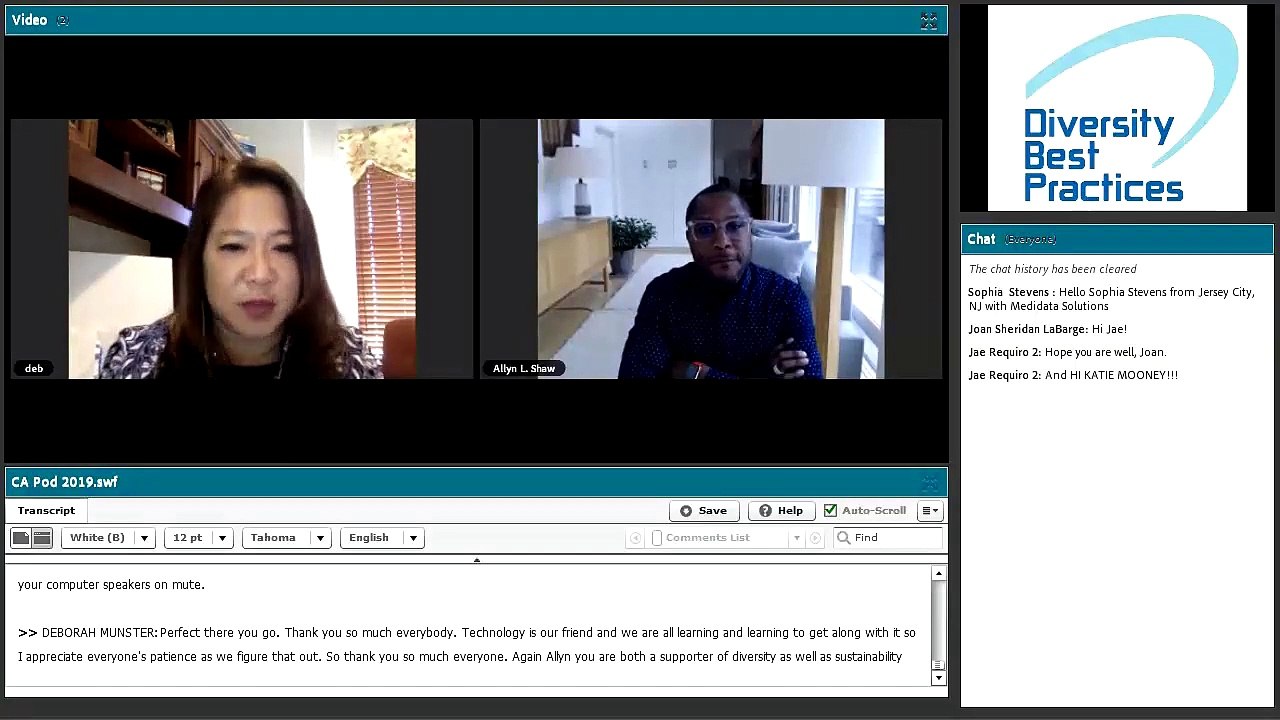Opening Presentation and Fireside Chat with Allyn Shaw