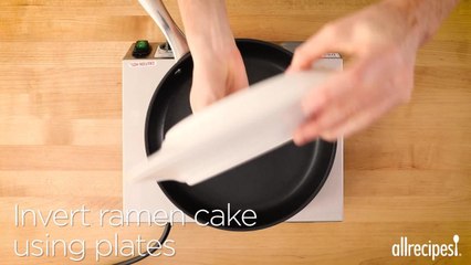 Cheddar Ramen Noodle Wedge with Fried Eggs - 1920x1080 - 121316