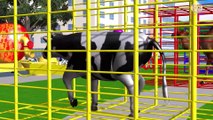 Learn Colors Learn Farm Animals Drink Juice with Giant Fruits and Wild Animals Cartoon for Children