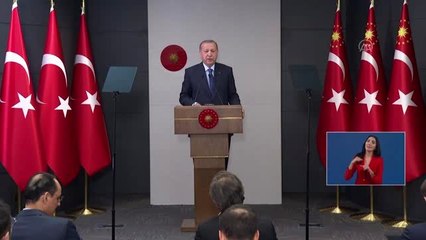 Cumhurbaşkanı Erdoğan: "Kredi Garanti Fonu destekli işe devam finansmanı için yapılan başvurular 66...