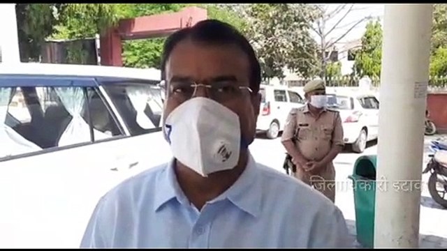 इटावा में मिला कोरोना पोजटिव मरीज जिलाधिकारी ने गांव को किया सीज