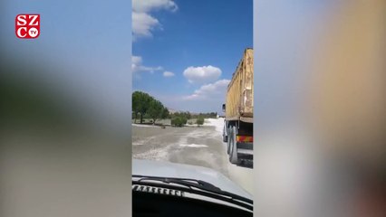 İş makinaları Salda Gölü'nde!