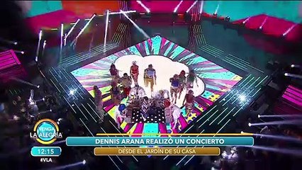 Dennis Arana realizó un concierto casero y deleitó con su increíble voz. | Venga La Alegría