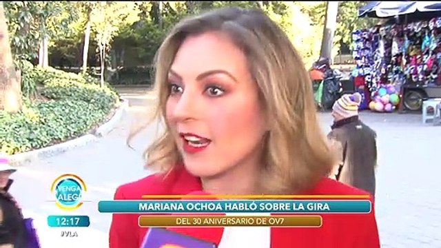 EN EXCLUSIVA Mariana Ochoa nos habla sobre la gira de los 30 años de OV7. | Venga La Alegría