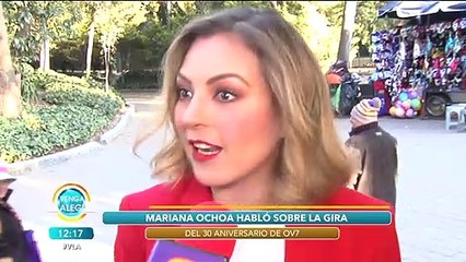 EN EXCLUSIVA Mariana Ochoa nos habla sobre la gira de los 30 años de OV7. | Venga La Alegría