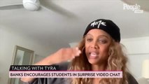 WATCH: Tyra Banks Surprises These New Jersey High School Students During a Zoom Class