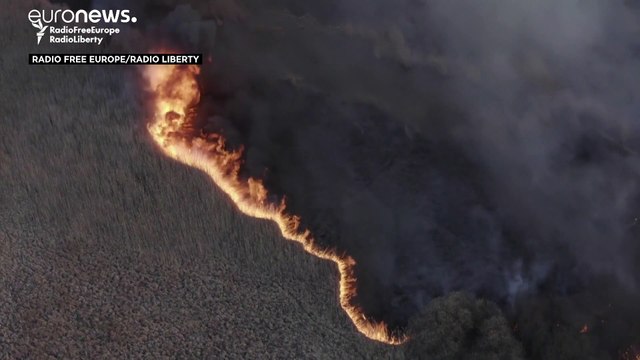 فيديو: تشيرنوبل وتستمر المأساة.. رجال الإطفاء يسابقون الزمن لاحتواء الحرائق المشتعلة