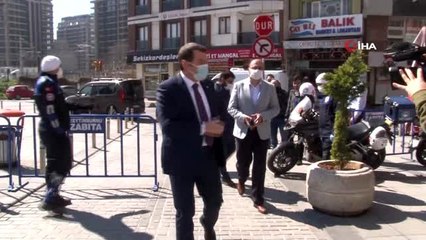 Zeytinburnu'nun en işlek caddesi yaya trafiğine kapatıldı