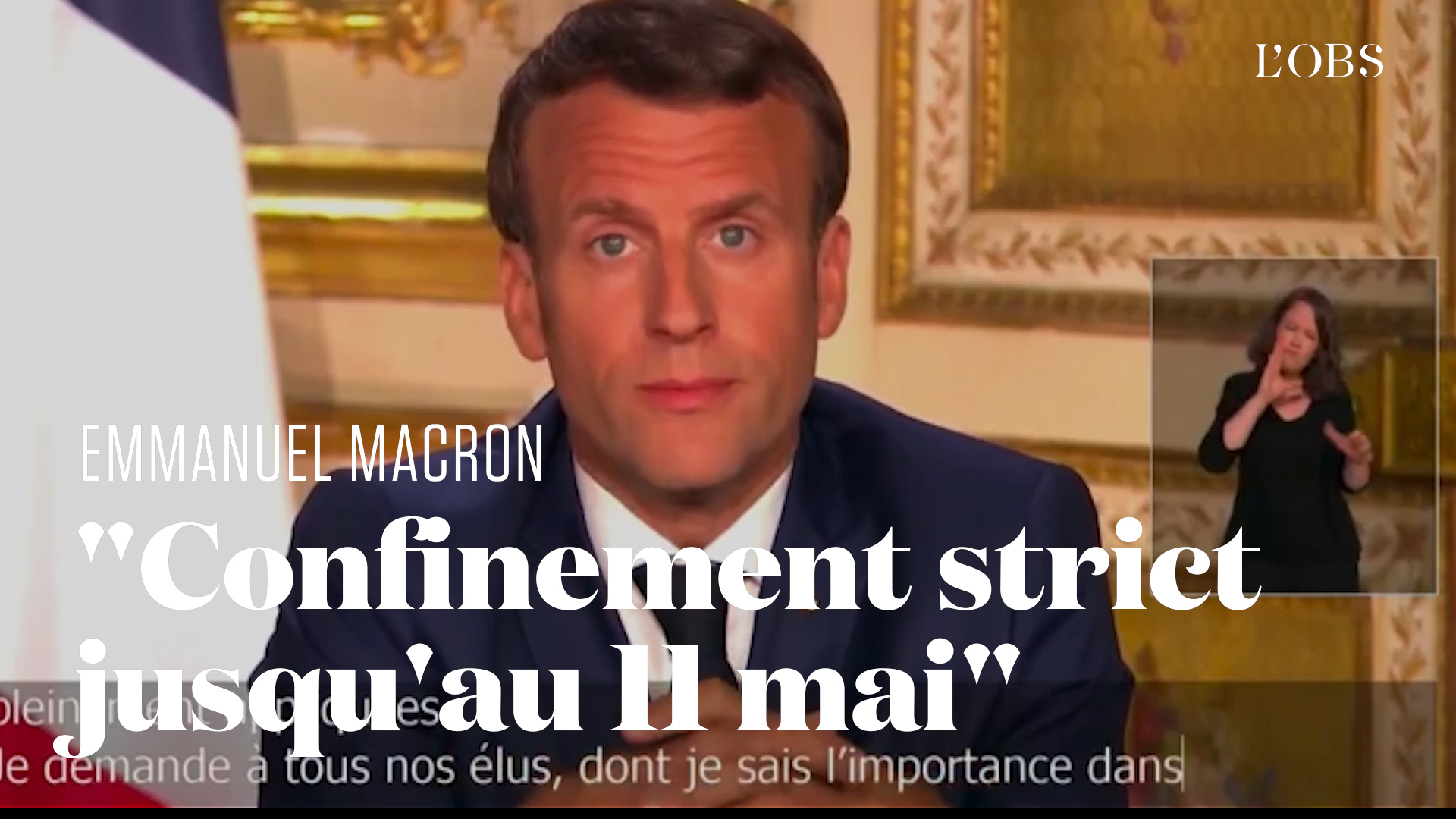 Emmanuel Macron annonce un confinement strict jusqu'au 11 mai