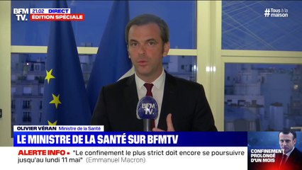 Olivier Véran: "Les personnes âgées, porteuses de maladies chroniques, respiratoires, cardiaques" devront rester confinées au-delà du 11 mai