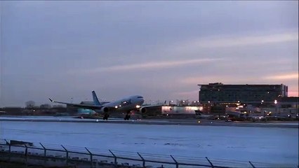 Air Transat aircraft landing....