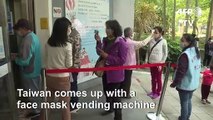 Taiwan rolls out mask vending machines