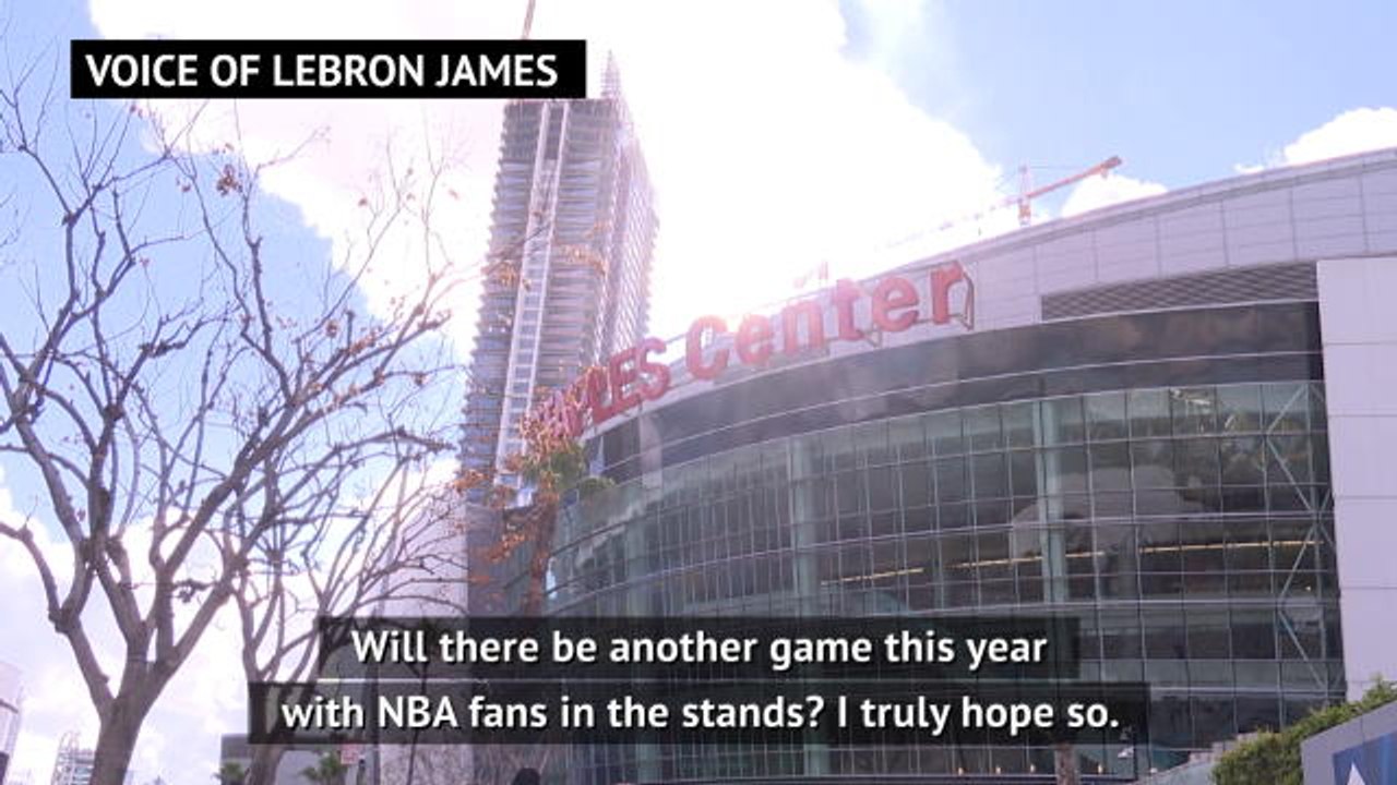 LeBron considers idea of a team-only location to continue NBA season