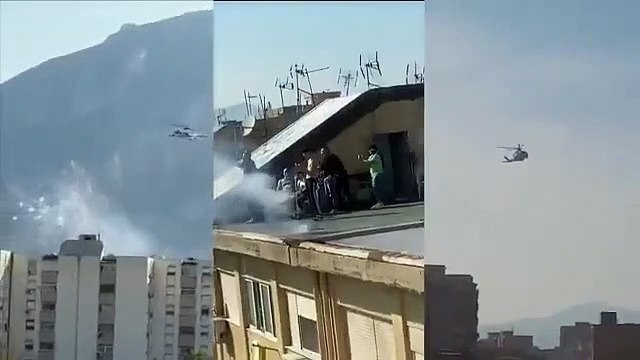 İtalyan mafyası havai fişek ile polis helikopterine saldırdı