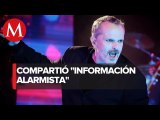 Miguel Bose comparte 'fake news' sobre implantacion de la red 5G