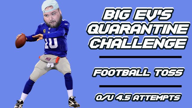 Quarantine Challenge: How Many Throws Does It Take A Fat Blogger To Drop A Football In A Bucket From 20 Yards Out?