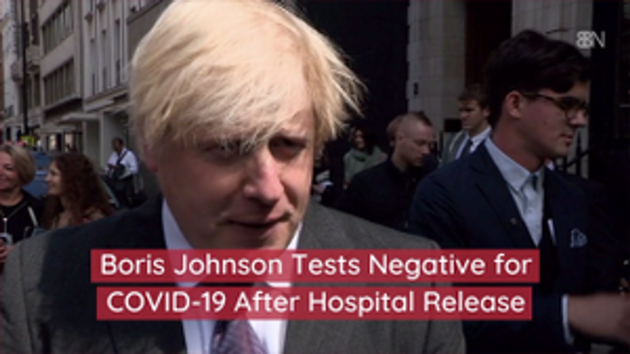 Boris Johnson Now Tests Negative