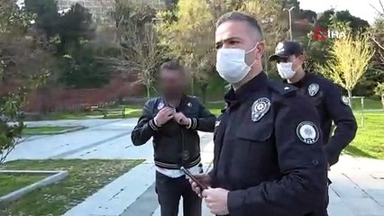 Koronavirüs | Şişli'de yasağa rağmen parka gidenlere para cezası