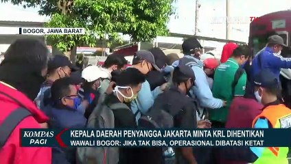 Penumpang Menumpuk Saat PSBB, Operasional KRL Akan Distop?
