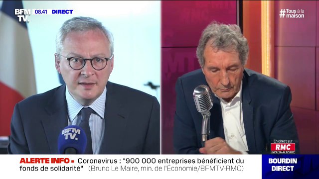 Bruno Le Maire: Je ne sais pas jusqu'à quand durera ce confinement pour l'hôtellerie, la restauration, le tourisme et la culture