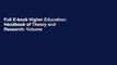Full E-book Higher Education: Handbook of Theory and Research: Volume 28 by Michael B. Paulsen