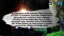 Railways extends suspension of passenger services till May 3