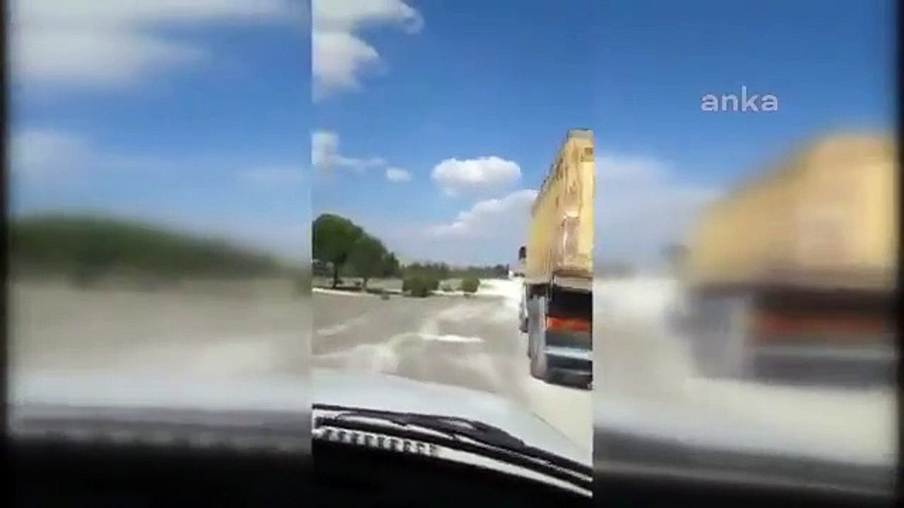 Salda'da hafriyat kamyonu
