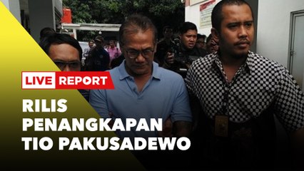 LIVE REPORT: Polisi Rilis Penangkapan Tio Pakusadewo Kasus Narkoba