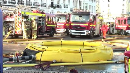 A look back in video to the fire on Eastbourne Pier in 2014