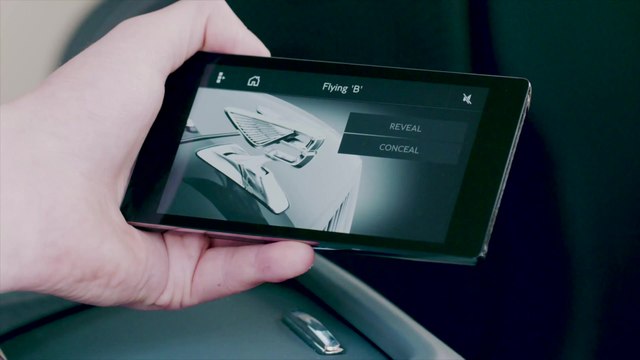 The new Bentley Flying Spur in detail - Touch screen remote brings luxury to your fingertips