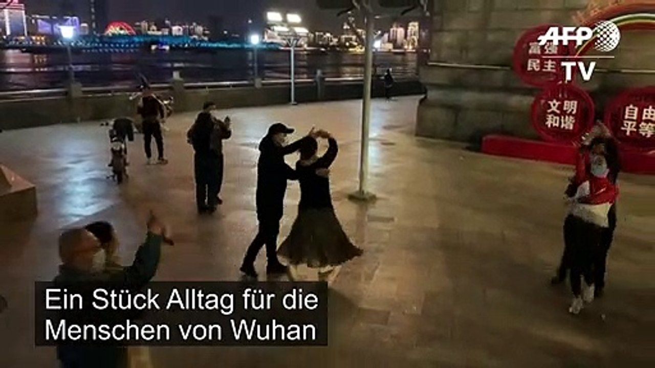 Wuhans Senioren tanzen wieder
