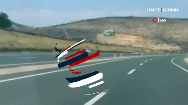 Ters yönde korku saçtı