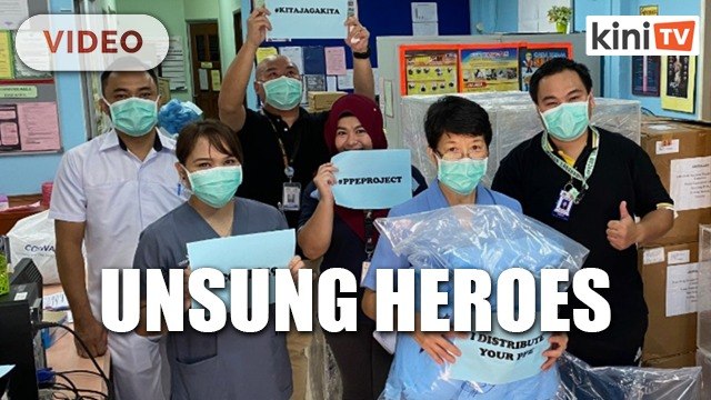 Volunteers in S'wak respond to cry for more PPEs by producing thousands