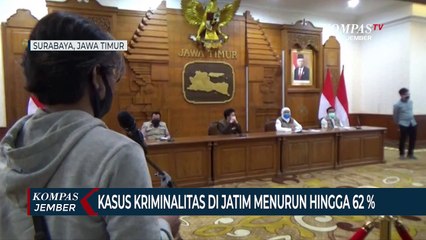Kasus Kriminalitas di Jatim Menurun Hingga 62%
