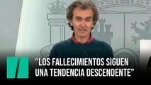 Fernando Simón: “Los fallecimientos siguen una tendencia descendente”