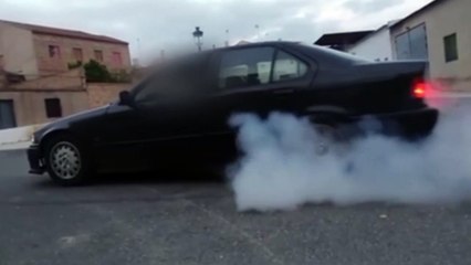 Derrapes en Huelva en pleno estado de alarma