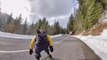 Guy Shows Off Amazing Snowboarding and Skateboarding Skills