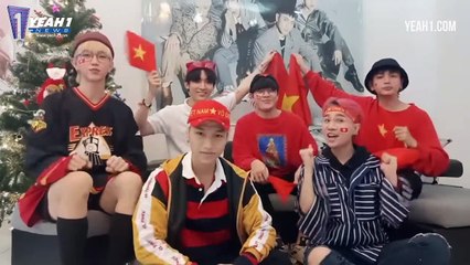 JUN VŨ, HOÀNG YẾN CHIBI, UNI5, HAN SARA GỬI LỜI CHÚC VÔ ĐỊCH ĐẾN VN AFF CUP 2018