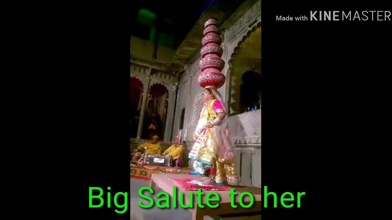 {Dharohar India} 71 yrs old lady dancing on glass pieces and thali edges | Bagore ki Haveli Udaipur Rajasthan India.