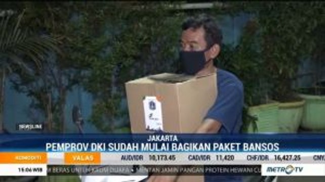 Pemprov DKI Mulai Salurkan Paket Bantuan