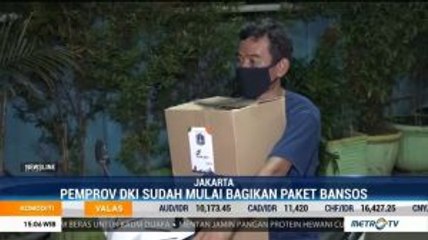 Pemprov DKI Mulai Salurkan Paket Bantuan