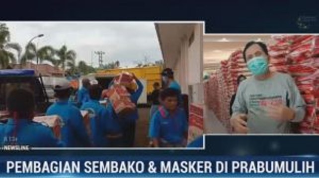 Pemkot Prabumulih Bagikan Sembako untuk Warga Kurang Mampu