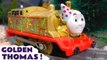 Thomas and Friends Golden Thomas with Paw Patrol Marvel Avengers Hulk and Disney Cars McQueen with Funny Funlings in this Family Friendly Full Episode from a Family Channel Toy Trains 4u