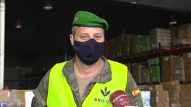 Militares de AALOG21 (Sevilla) emocionados por su trabajo