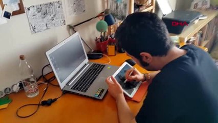 Eskisehir koronavirus illustrasyonlarına tasidi